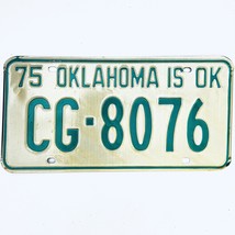 1975 United States Oklahoma Craig County Passenger License Plate CG-8076 - €11,20 EUR