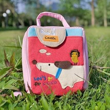 [Go For A Walk] Embroidered Applique Cosmetic Bag / Camera bag / Hand Pu... - £9.45 GBP