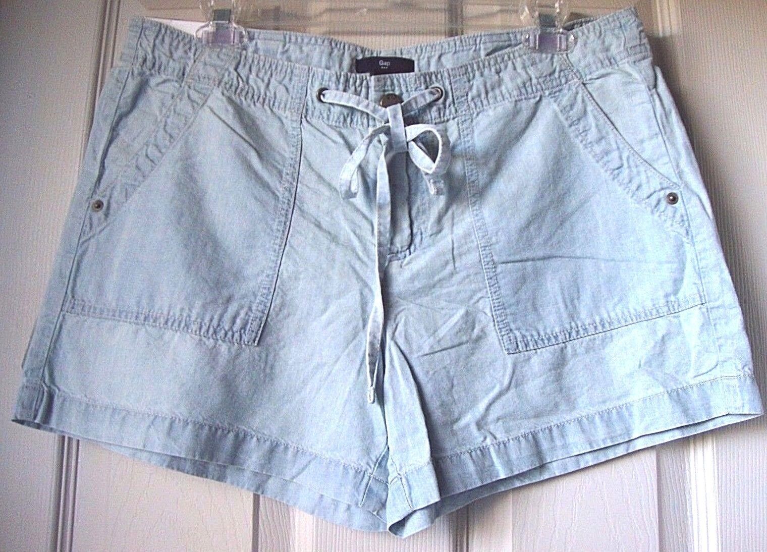 New Gap Women's Tencel Short Chambray Size 8
