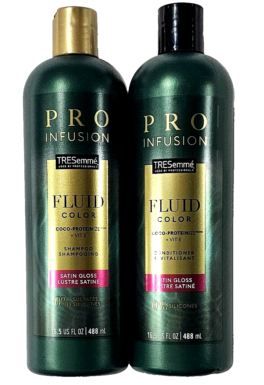 Tresemme Pro Infusion Fluid Color Satin Shampoo Conditioner Set 16.5oz - $25.99