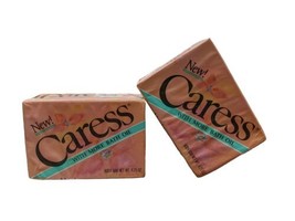 NOS X2 CARESS Bar Soap 4.75oz Bath Oil Lever Body Movie Prop NEW Sealed ... - $34.64