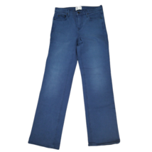 Cotton Citizen Womens Jeans Straight Fit Everyday Cozy Solid Blue Size 25W - £100.47 GBP