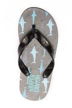 Harper Canyon Boys Flip Flops Marco-Rub SUS 12 Black Sharks - £12.21 GBP