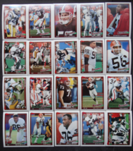 1991 Topps Cleveland Browns Team Set of 20 Football Cards - £6.27 GBP