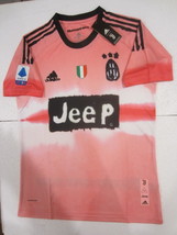 Juventus FC Pharrell Williams Humanrace Serie A Pink Soccer Jersey 2020-2021 - £71.77 GBP