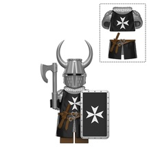 Crusader Hospitaller Heavy Armor Knight Minifigures Weapons and Accessories - £3.14 GBP