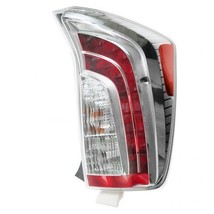 Tail Light Brake Lamp For 2012-15 Toyota Prius Passenger Side Halogen LED Chrome - £140.40 GBP