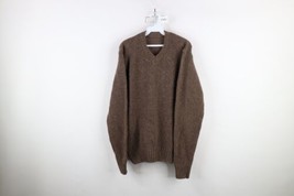 Vintage 90s Streetwear Mens Small Blank Rainbow Fleck Wool Blend Knit Sweater - $59.35