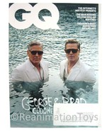 GQ  Magazine September 2024 George Clooney Brad Pitt Cover US Edition - $19.99