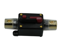 300A 0Ga 4Ga Car Audio Inline Circuit Breaker Fuse Holder For 12-48V Pro... - £31.44 GBP