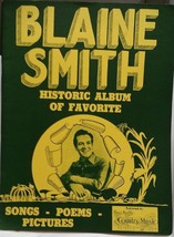 BLAINE SMITH - ORIGINAL 1942 SONG FOLIO / SOUVENIR PROGRAM - VG CONDITION - $20.00