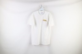 Vintage Cabelas Mens Size Medium Spell Out Short Sleeve T-Shirt White Cotton - £31.10 GBP