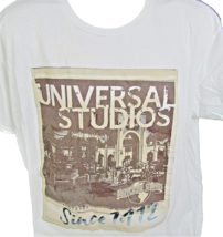 Universal Studios T-Shirt X-Large White Since 1912 Hollywood Motion Pictures - £10.76 GBP