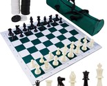 20&quot; Portable Chess &amp; Checkers Set, 2 In 1 Travel Board Games For Kids An... - $43.99