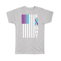 Suicide Prevention Awareness : Gift T-Shirt Patriotic American Flag Mental Healt - £19.65 GBP