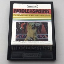 ATARI 2600 Riddle Of The Sphinx Vintage Video Game Cartridge 1982 - $8.95