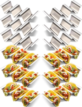 Taco Holder 12 Packs - Stainless Steel Taco Holders Set of 12, Oven &amp; Dishwasher - £11.94 GBP+