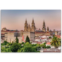 Santiago de Compostela Poster Spain Print Wall Art | Santiago de Compostela Phot - £16.06 GBP