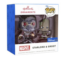 Hallmark Marvel Mystery Ornaments Guardians of the Galaxy Star-Lord and Groot - £18.67 GBP