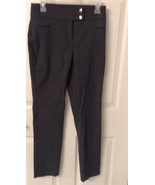 Style &amp; Co. Gray Stretch Women&#39;s size 6 Dress Pants With Double Button F... - £12.47 GBP