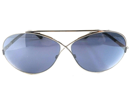 Tom Ford Georgette TF154 18V 64mm Silver Oversized Women&#39;s Sunglasses Italy T1 - £103.66 GBP