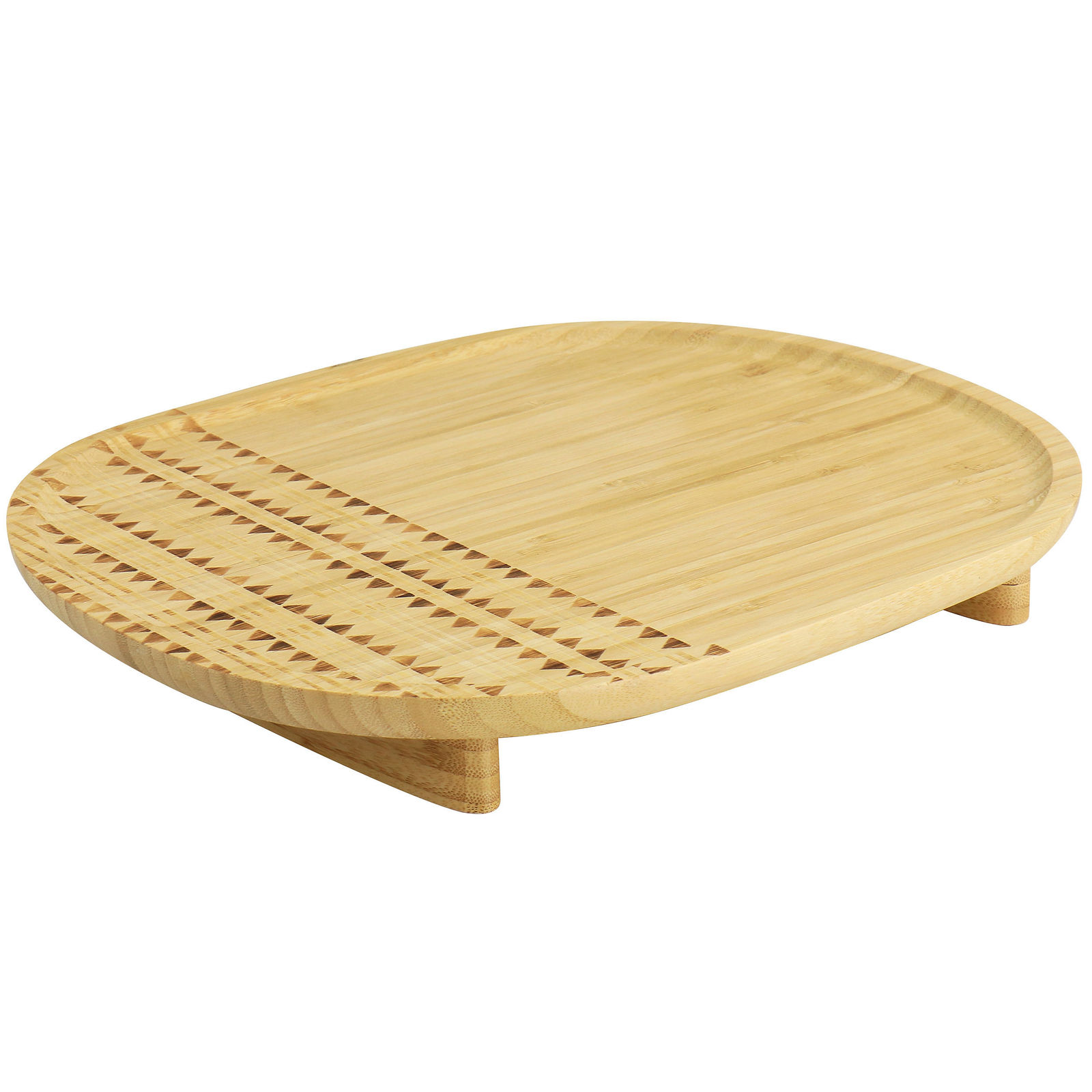 Gibson Home 13.5 Inch Sadler Wooden Serving Tray - $51.68