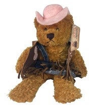 Plushland Jenny 9 in Cowgirl Teddy Bear American Cancer Society 2002 - £8.27 GBP