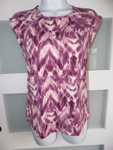 DULUTH TRADING CO. Suit Up Tankini Swim Cap Sleeve Top Size 4 Women&#39;s - $20.93