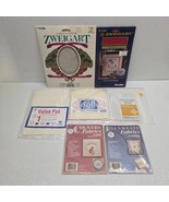 Lot of 7 Fabrics And Cross Stitch Fabrics - $271.03 MXN
