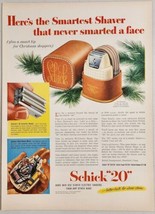 1951 Print Ad Schick &quot;20&quot; Electric Shavers with Real Rotary Motor Stamford,CT - £14.81 GBP