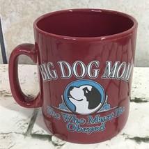 Big Dog Coffee Cup Mom She Who Must Be Obeyed Red Maroon - £11.68 GBP