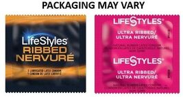 50 CT LifeStyles Ultra Ribbed Condoms - $12.38