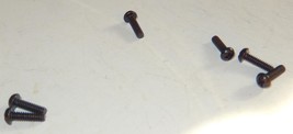 LIONEL PART -8551-31 - ROUND HEAD BLACK SCREWS 6-32 X 1/2- 6 PIECES- NEW... - $1.37