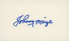 Johnny Mize original signature - £117.84 GBP