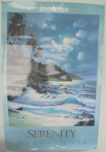 Anthony Casay Serenity Poster Tropical Large Art Print 36 x 24 Ocean Hawaii - $29.68