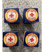 4 Vintage Red Cross 1 inch 10 Yards STERILE Bandage Unopened MEDICAL ADV... - $68.55 CAD