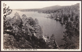Big Bear Lake, San Bernardino Nat. Forest, CA RPPC 1930 - Putnam &amp; Valentine - £9.58 GBP