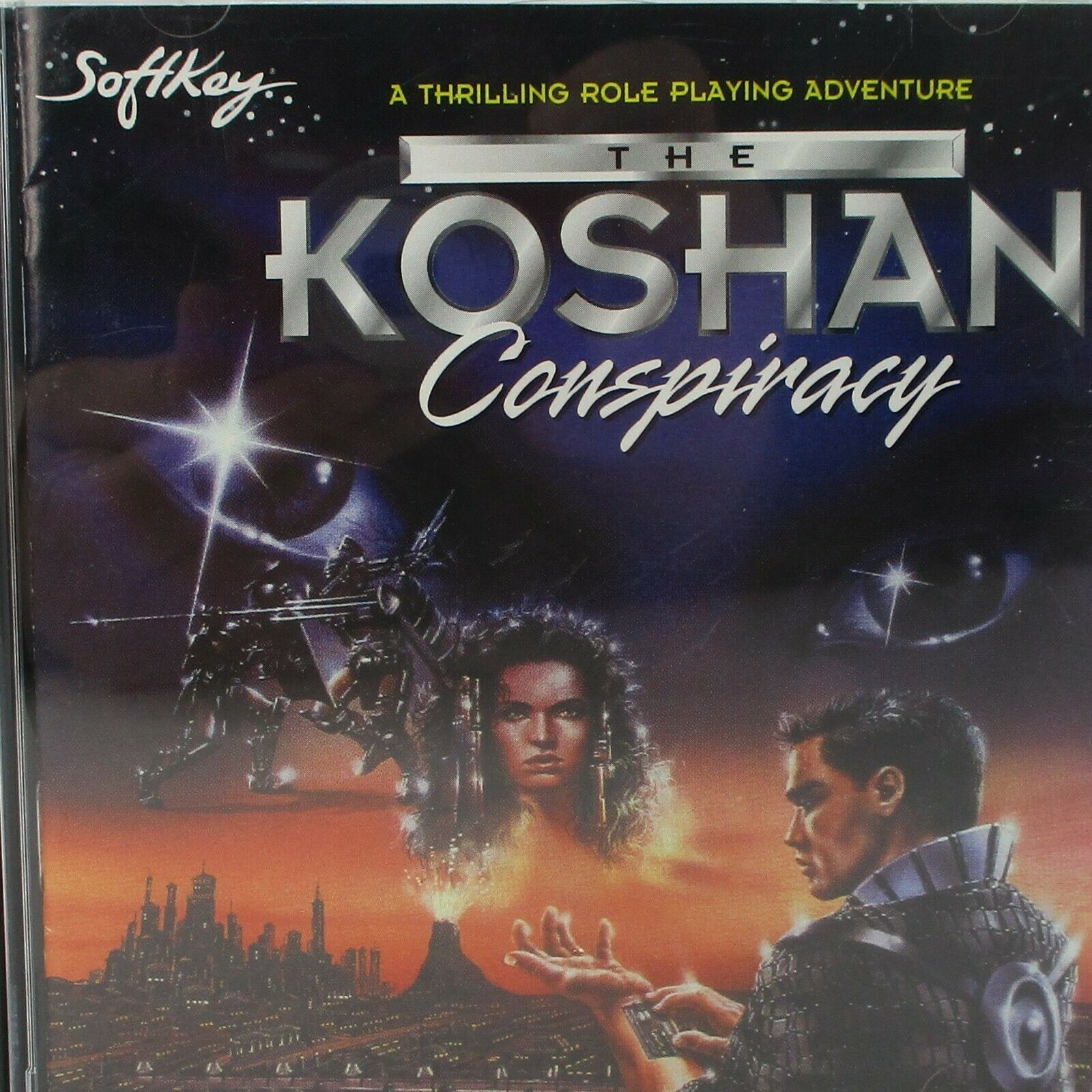1993 THE KOSHAN CONSPIRACY Vtg PC Video Game BAT Agent Action Adventure - £11.68 GBP