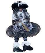 Witch Doll Halloween Prop Decor Shelf Sitter 20” Sitting Black - $24.74