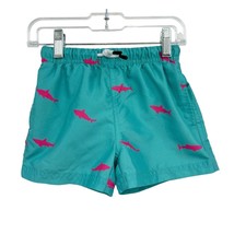 Maamgic swimming trunks 3T toddler boys shark print elastic waist bathin... - $22.77