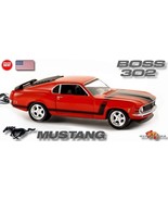  VERY RARE KEYCHAIN ORANGE FORD MUSTANG BOSS CUSTOM Ltd Ed.NICE GIFT - $55.98