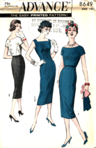 Misses&#39; DRESS &amp; BOLERO Vintage 1960&#39;s Advance Pattern 8649 Size 14 - £9.65 GBP