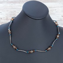 Vintage Necklace - Beaded - Heavy Tarnish - $11.00 CAD