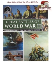 Great Battles of World War II Book &amp; DVD Set, New - £15.58 GBP