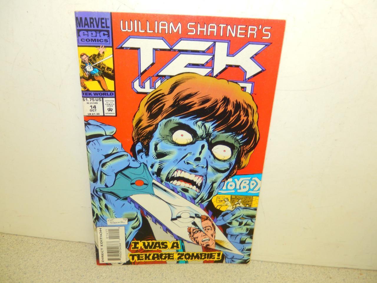 Primary image for VINTAGE COMIC-MARVEL COMICS- WILLIAM SHATNERS TEK WORLD # 14 OCT.1993 -GOOD-L113