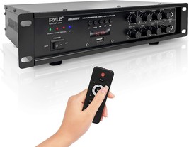 Pyle Bluetooth Home Pa Mixing Amplifier - 500W Home Audio Rack Mount, Pmx3500Ph - £97.77 GBP