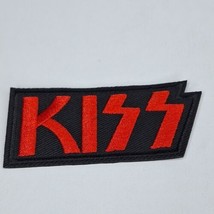 KISS embroidered Iron on patch sew on heavy metal hard rock - £3.88 GBP