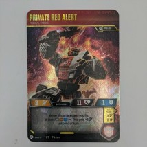 Transformers Card Game TCG Oversized Foil Promo Private Red Alert CT P6 ... - £3.82 GBP