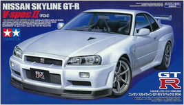 Tamiya 24258 1/24 Scale Model Sports Car Kit Nissan Skyline GT-R R34 V-S... - $29.03