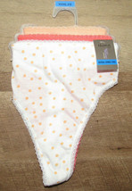 Secret Treasures Cotton Blend Thong Panties Polka Dot &amp; Solids 3 Pair Si... - £7.86 GBP